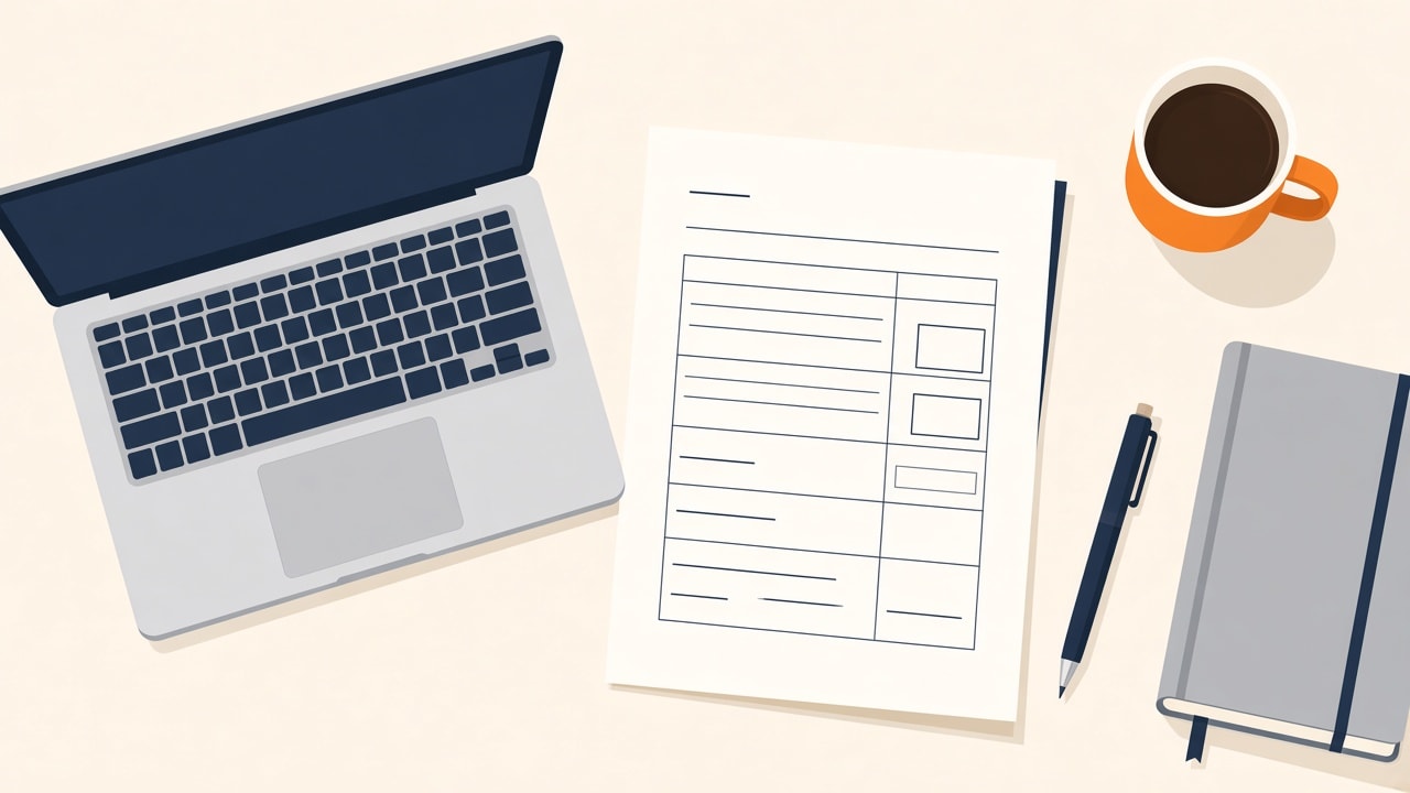 A tidy written plan after the assessment