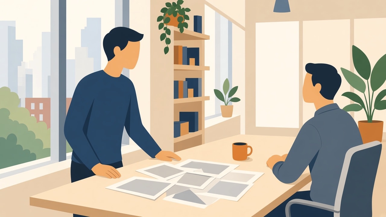 Leaving production work for a client conversation